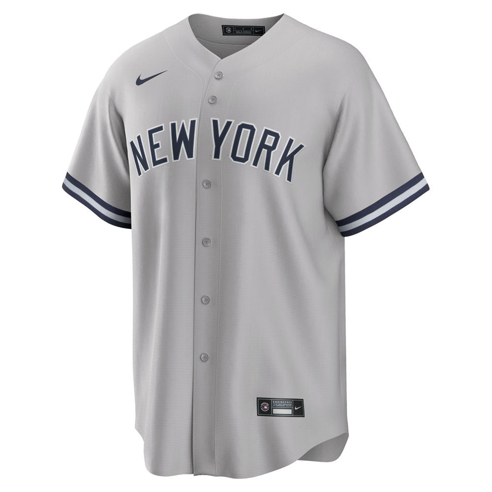 Men's New York Yankees Gleyber Torres Road Player Name Jersey - Gray