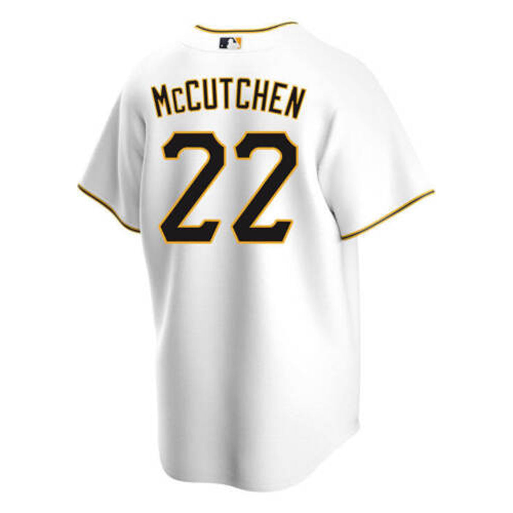 Men's Pittsburgh Pirates Andrew McCutchen Cool Base Replica Home Jersey - White