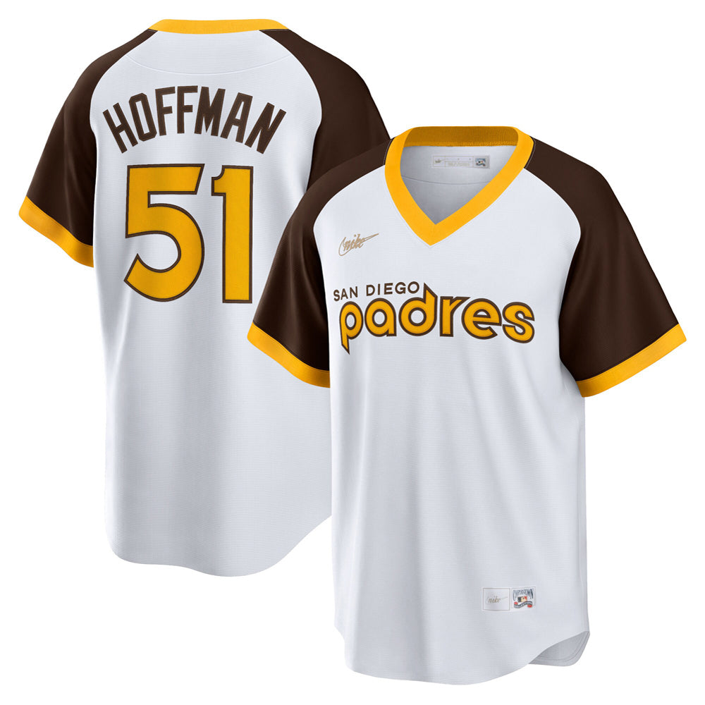 Men's San Diego Padres Trevor Hoffman Home Cooperstown Collection Player Jersey - White